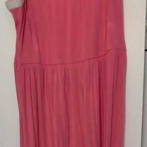 Coral strapless dress sz. 20